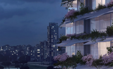 BIM建筑|绿意盎然的竖向花圃：贝鲁特“梅多利”室第-BIM建筑网