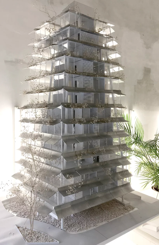 BIM建筑|绿意盎然的竖向花圃：贝鲁特“梅多利”室第