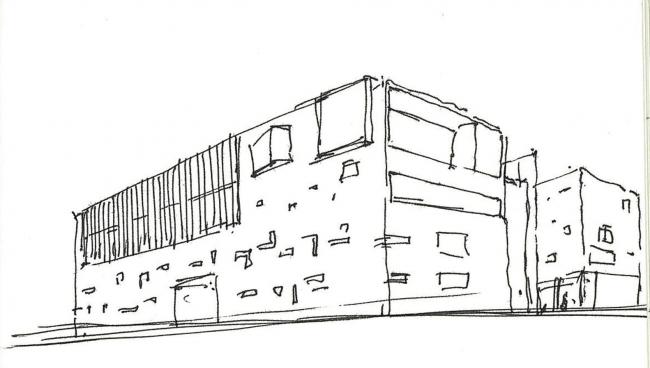 BIM建筑|运动丰盛多样的片子小城：韩国明影片公司坡州年夜楼 / 履露斋