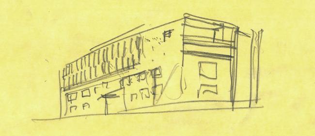 BIM建筑|运动丰盛多样的片子小城：韩国明影片公司坡州年夜楼 / 履露斋