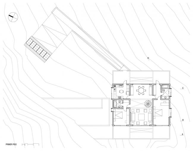 BIM建筑|坐在卧室远望海边无垠的蔚蓝 / 智利绝壁室第