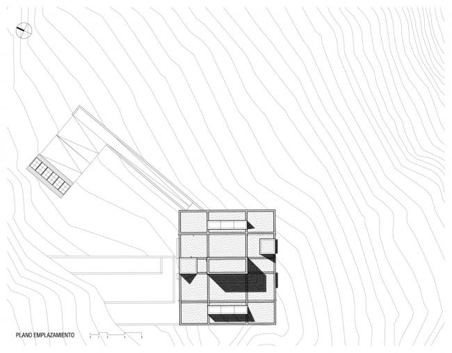 BIM建筑|坐在卧室远望海边无垠的蔚蓝 / 智利绝壁室第