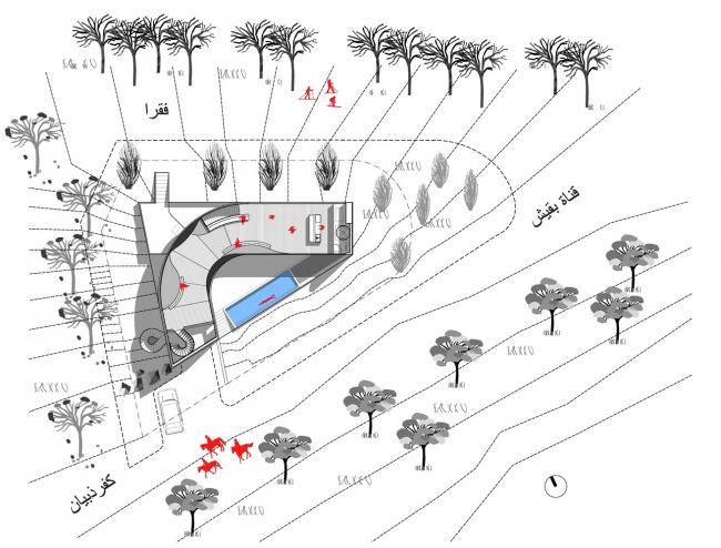 BIM建筑|冬可远不雅雪山夏时游水游玩的黎巴嫩四时室第