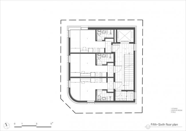 BIM建筑|用红砖砌造的宏大漏斗：3/1室第