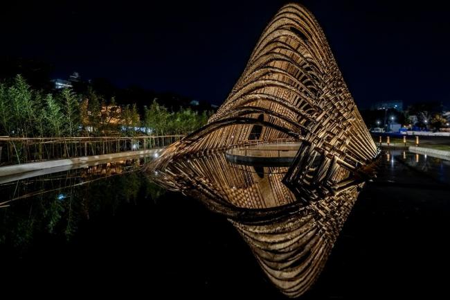 BIM建筑|似山脉更似殿堂，天然性与典礼感并存的台湾竹之亭