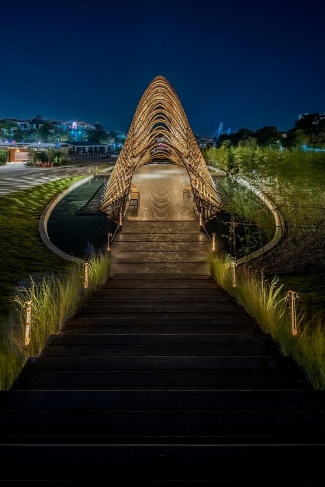 BIM建筑|似山脉更似殿堂，天然性与典礼感并存的台湾竹之亭