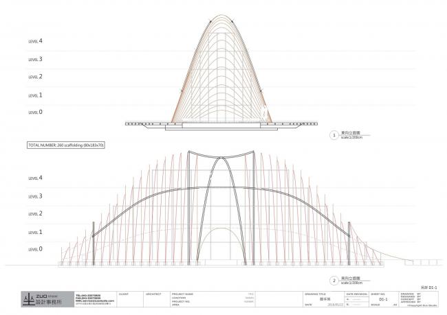 BIM建筑|似山脉更似殿堂，天然性与典礼感并存的台湾竹之亭