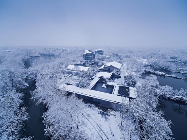 BIM建筑|杭州木守西溪酒店 | GOA年夜象设计