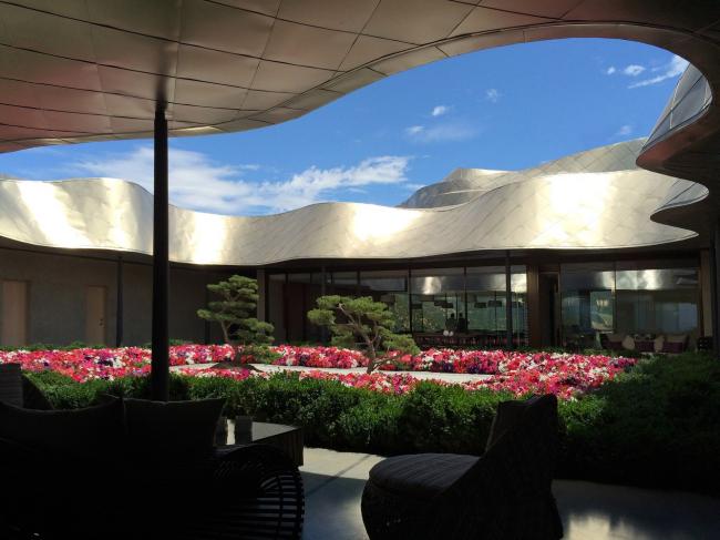 BIM建筑|升沉不定的屋顶隐喻山脉的绵延不停，智利维基酒店