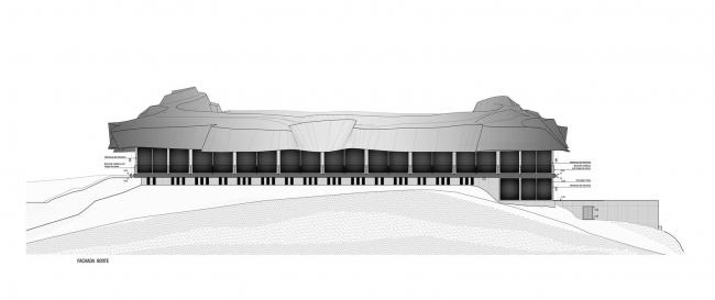 BIM建筑|升沉不定的屋顶隐喻山脉的绵延不停，智利维基酒店