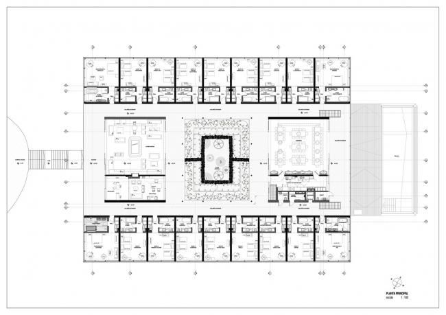 BIM建筑|升沉不定的屋顶隐喻山脉的绵延不停，智利维基酒店