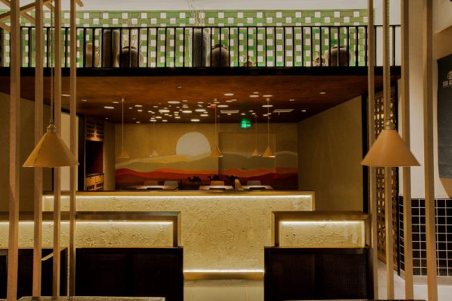 BIM建筑|年夜漠里的新城：塔哈尔·迷迭巷餐厅，上海／杭州卧野空间设计