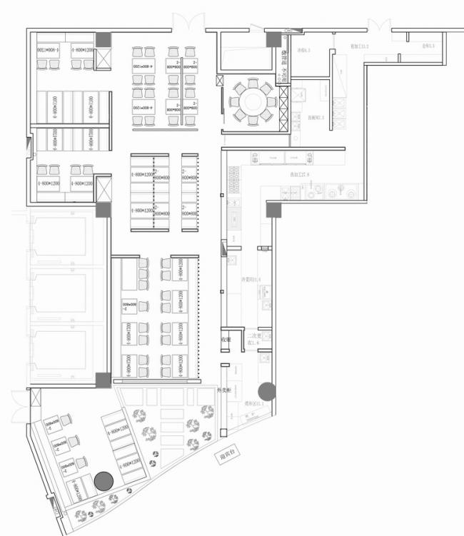 BIM建筑|年夜漠里的新城：塔哈尔·迷迭巷餐厅，上海／杭州卧野空间设计