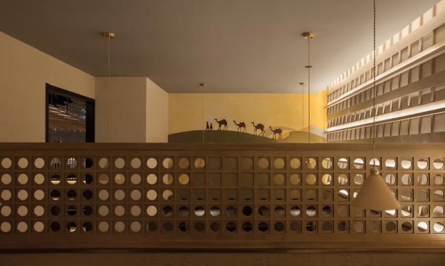 BIM建筑|年夜漠里的新城：塔哈尔·迷迭巷餐厅，上海／杭州卧野空间设计