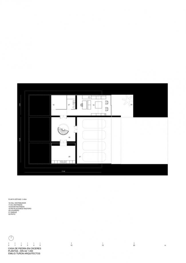 BIM建筑|慎重而机动：卡塞雷斯石头室第 / Tuñón Arquitectos