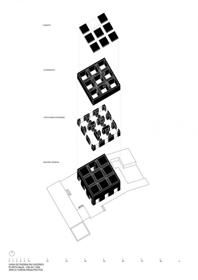 BIM建筑|慎重而机动：卡塞雷斯石头室第 / Tuñón Arquitectos