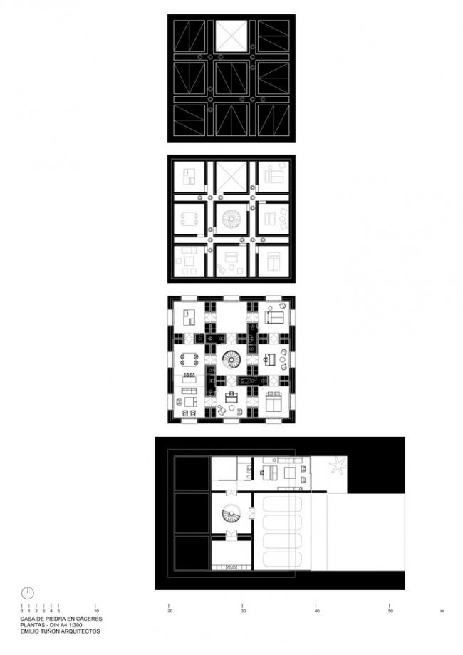 BIM建筑|慎重而机动：卡塞雷斯石头室第 / Tuñón Arquitectos
