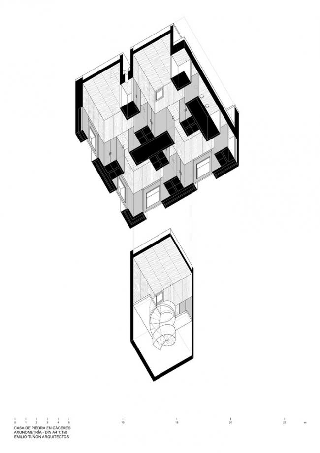 BIM建筑|慎重而机动：卡塞雷斯石头室第 / Tuñón Arquitectos