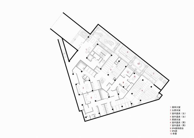 BIM建筑|仁恒南京凤凰山居温泉会所 / 上海中房建筑设计