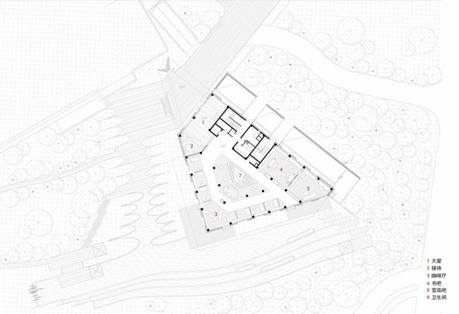 BIM建筑|仁恒南京凤凰山居温泉会所 / 上海中房建筑设计