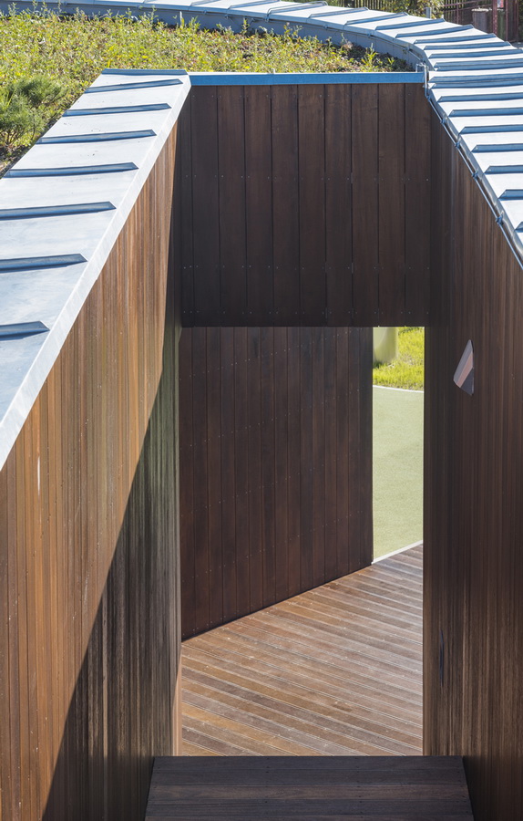 BIM建筑|混凝土与木板组成的弧形乐土：波兰幼儿园