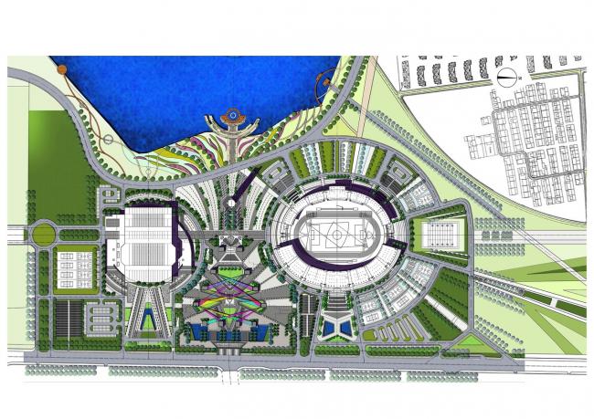 BIM建筑|青岛平度奥体中间 / 上海交通年夜学计划建筑设计