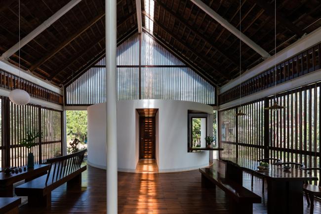 BIM建筑|浓浓书卷气，缠绵田园风：越南YT室第