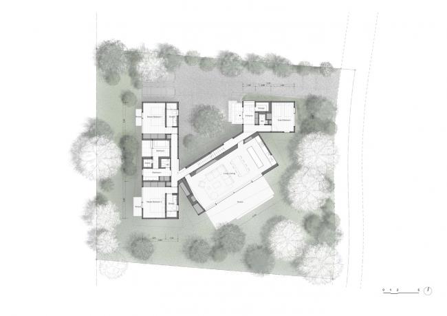 BIM建筑|日式禅意，偶落于轻井泽密林中的四叶别墅