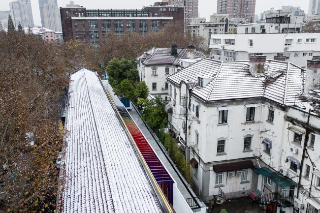 BIM建筑|沪上冬日初雪带来的一抹彩虹：粟上海社区美术馆·愚园