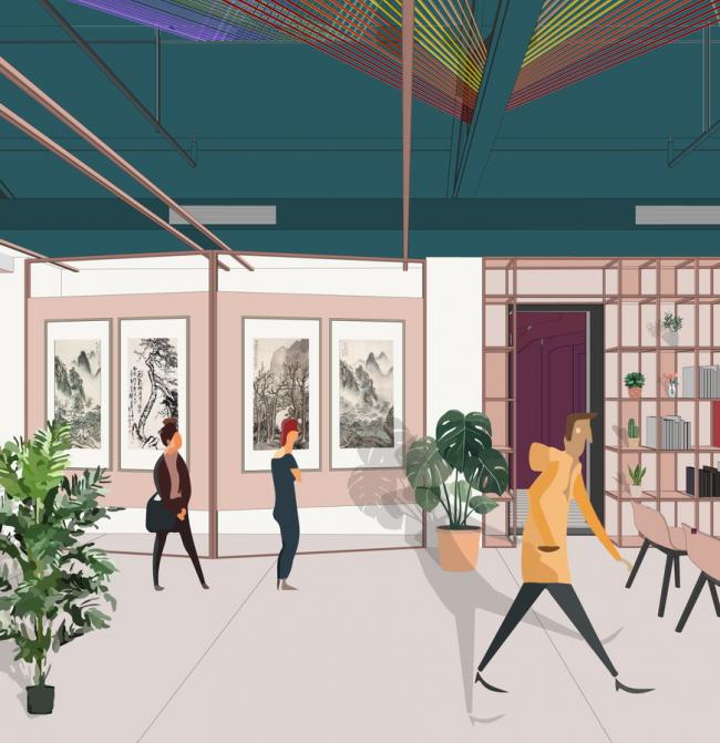 BIM建筑|沪上冬日初雪带来的一抹彩虹：粟上海社区美术馆·愚园