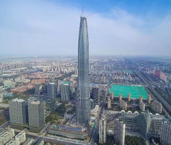 BIM|全球第八高楼在天津滨海新区建成