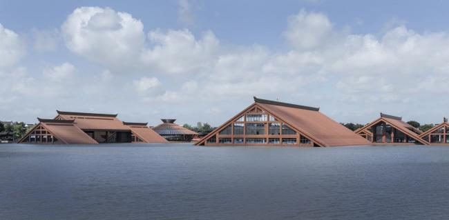 BIM建筑|上海松江广富林遗址文化展现馆 / 悉地国际（深圳）