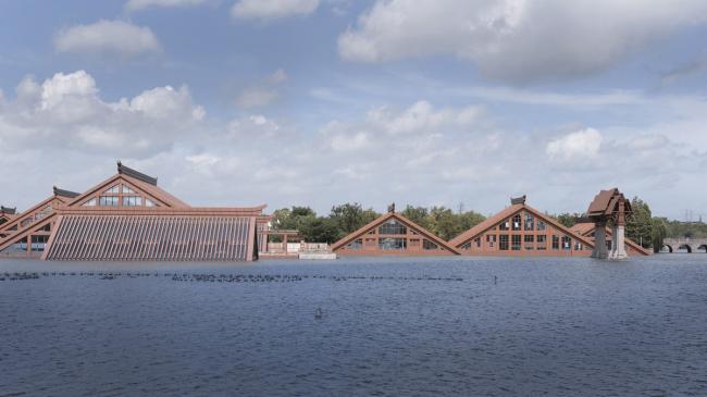 BIM建筑|上海松江广富林遗址文化展现馆 / 悉地国际（深圳）