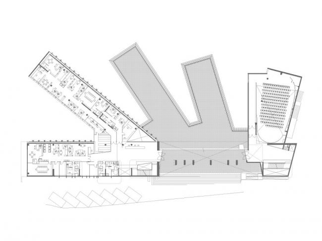 BIM建筑|多层级的体块嵌套，长方体量新的打开方法：市政办公中间年夜楼