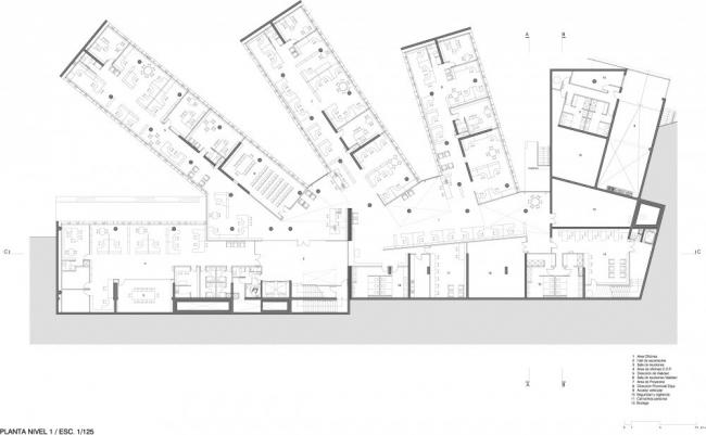 BIM建筑|多层级的体块嵌套，长方体量新的打开方法：市政办公中间年夜楼