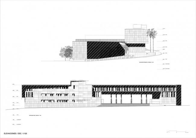 BIM建筑|多层级的体块嵌套，长方体量新的打开方法：市政办公中间年夜楼