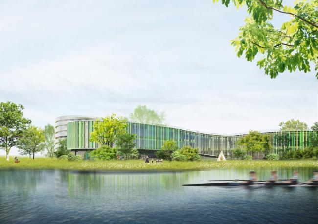 BIM建筑|OPEN 颁布上海青浦温和双语黉舍施工图，为分歧年纪孩子设计“聚落校园”