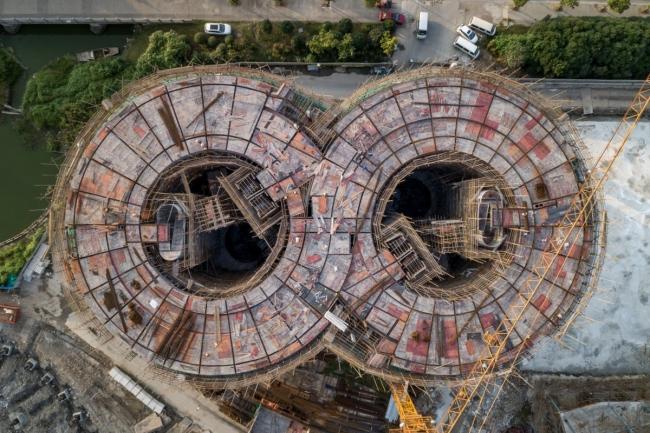 BIM建筑|OPEN 颁布上海青浦温和双语黉舍施工图，为分歧年纪孩子设计“聚落校园”