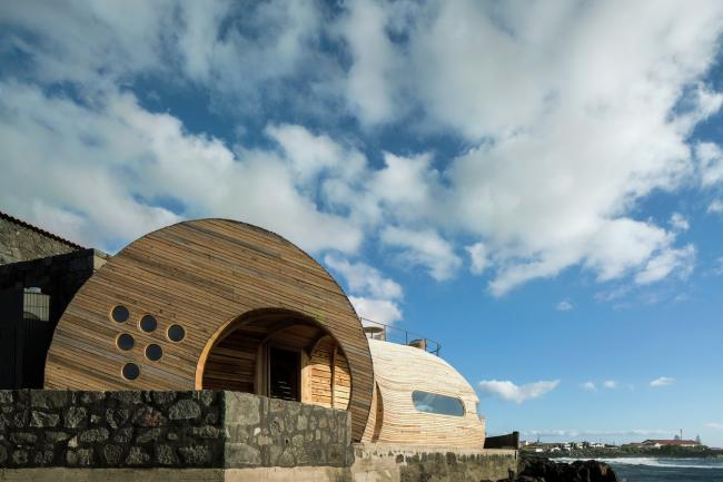 BIM建筑|海岛餐厅酒店——岩石，酒桶和鲸鱼拟态的想象力融会之作