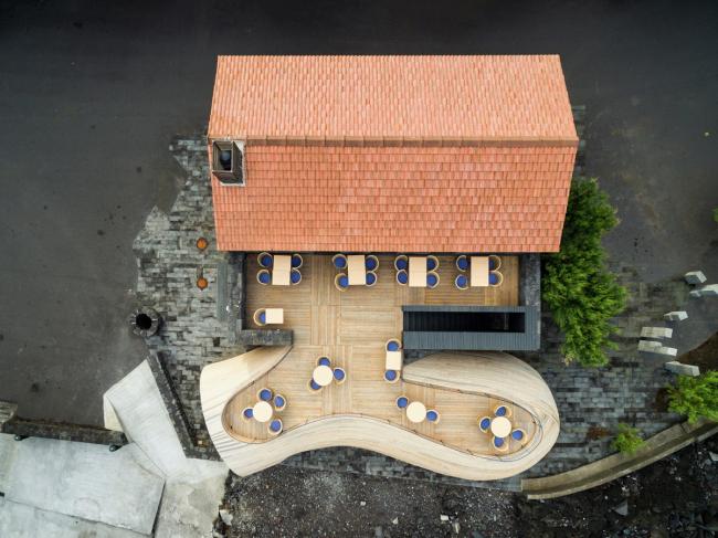 BIM建筑|海岛餐厅酒店——岩石，酒桶和鲸鱼拟态的想象力融会之作