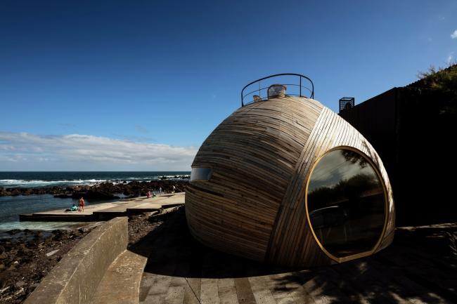 BIM建筑|海岛餐厅酒店——岩石，酒桶和鲸鱼拟态的想象力融会之作