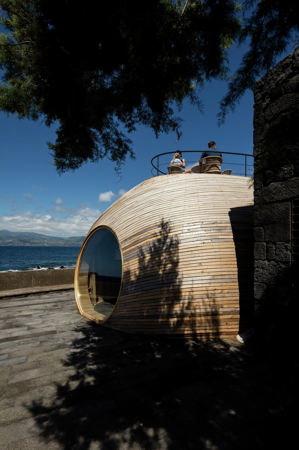 BIM建筑|海岛餐厅酒店——岩石，酒桶和鲸鱼拟态的想象力融会之作