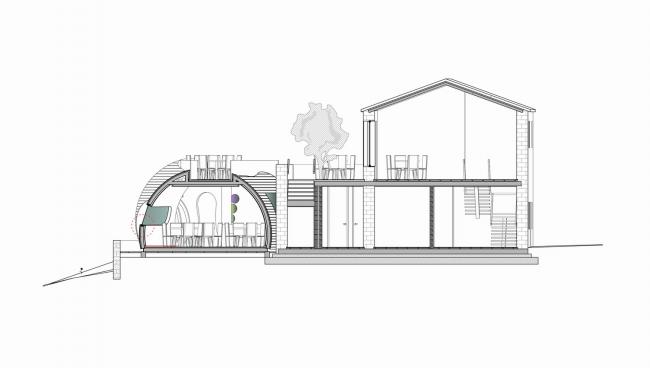 BIM建筑|海岛餐厅酒店——岩石，酒桶和鲸鱼拟态的想象力融会之作