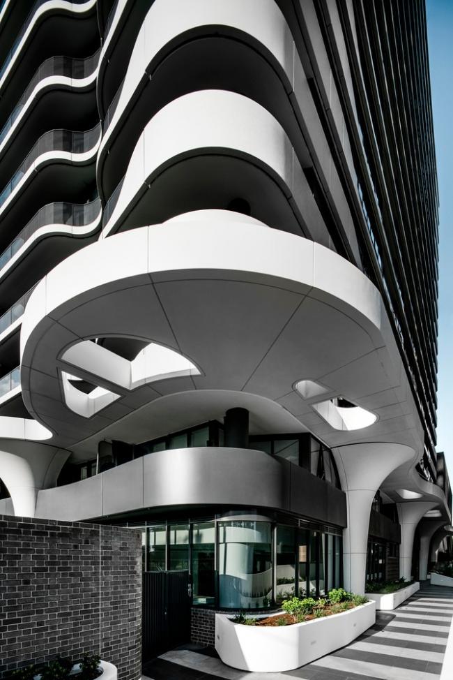 BIM建筑|圆润而不掉骨感的“王后之领”公寓楼