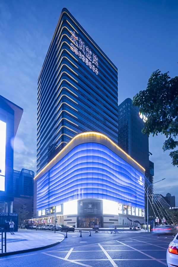 BIM建筑|深圳特力吉盟水贝金座年夜厦 立面设计 | 深圳立方建筑设计