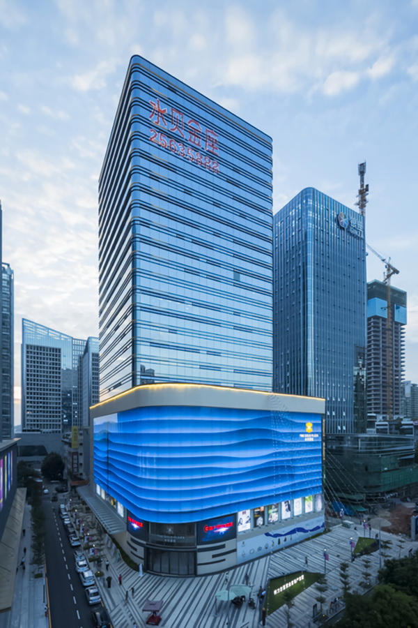 BIM建筑|深圳特力吉盟水贝金座年夜厦 立面设计 | 深圳立方建筑设计