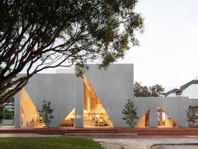 BIM建筑|三角的克意与方形鸿沟搭构而成的高等时尚感：哥伦比亚Masa餐厅