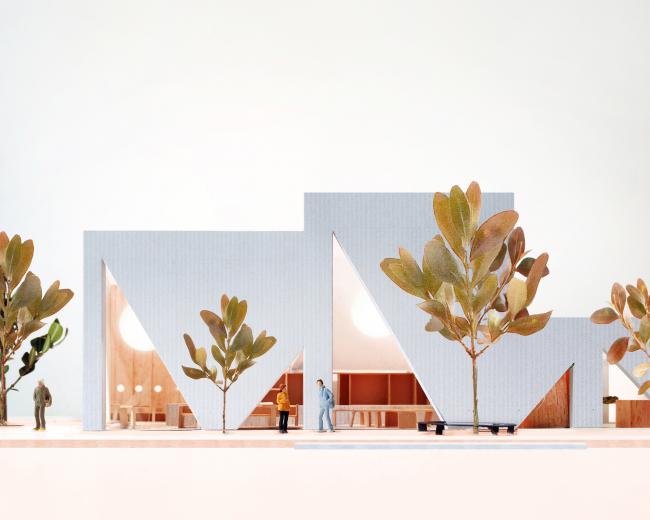 BIM建筑|三角的克意与方形鸿沟搭构而成的高等时尚感：哥伦比亚Masa餐厅