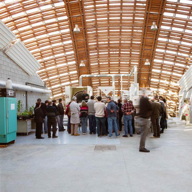 BIM建筑|一颗嵌进年夜地的琉璃鹅卵石——比利时品牌木材产业基地