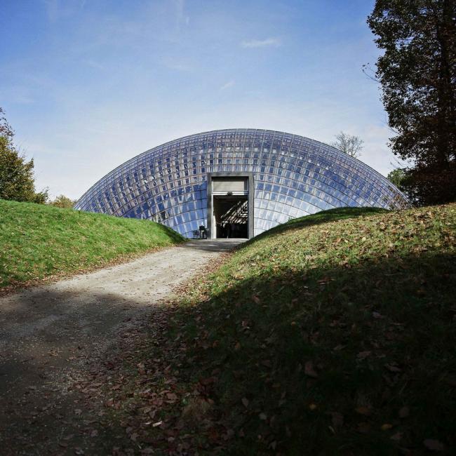 BIM建筑|一颗嵌进年夜地的琉璃鹅卵石——比利时品牌木材产业基地